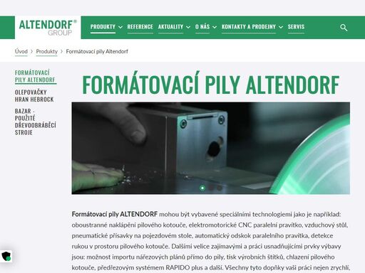 špičkové formátovací pily altendorf a olepovačky hran hebrock od společnosti altendorf group splňují nejvyšší nároky výrobců nábytku. 