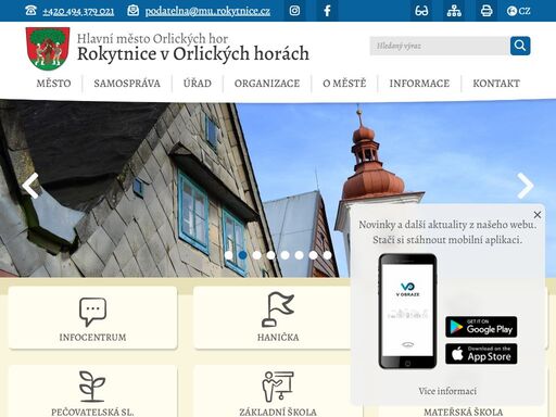 oficiální stránky města rokytnice v orlických horách
