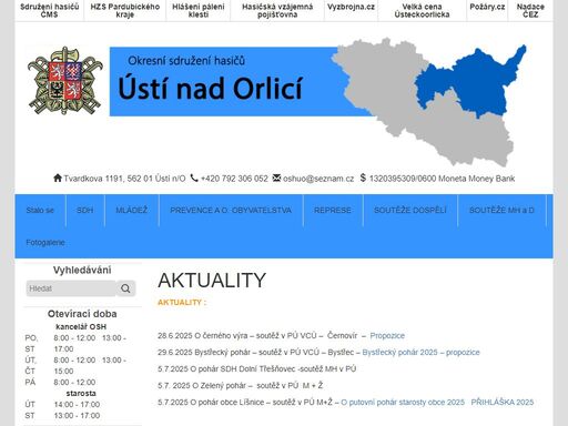 okresní sdružení hasičů ústí nad orlicí
