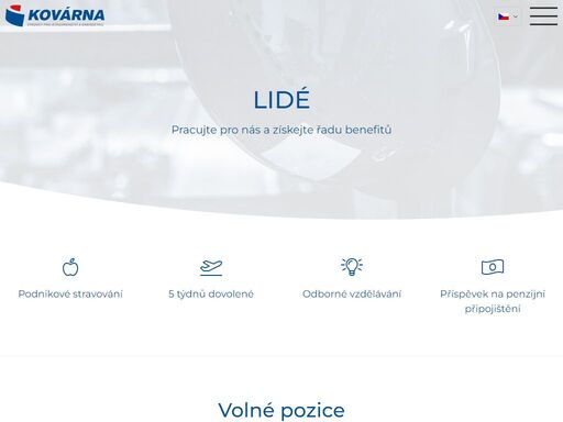 kovárna - stabilní a spolehlivý partner pro dodávky výkovků a hotových dílů pro strojírenství, výrobu ložisek, chemický průmysl a energetiku.