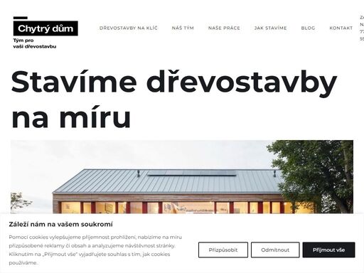 už více než 10 let vám pomáháme zdravě bydlet. postavíme dům na míru vašemu životnímu stylu. od návrhu po předání klíčů.