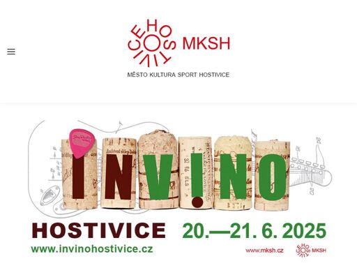 mksh= městská knihovna, sokolovna, divadlo, festival in vino hostivice, hostivice run, městské slavnosti hostivice a pařeniště a mnoho dalšího.