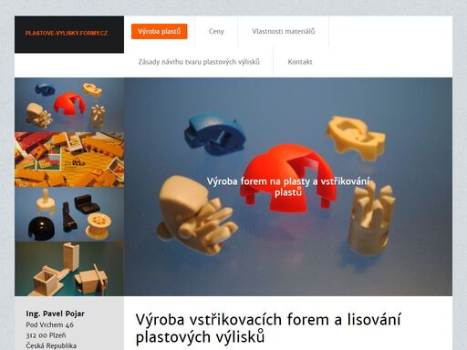 výroba forem na plasty a vstřikování plastů