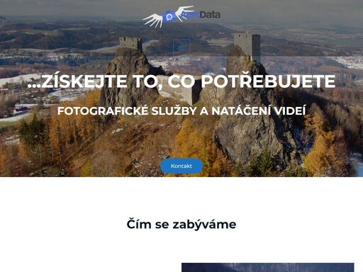 ...získejte to, co potřebujete fotografické služby a natáčení videí kontakt čím se zabýváme letecké fotografie získejte nadhled natačení videí získejte obraz virtuální prohlídky získejte prostor gigapanoramatické fotografie získejte detail ukázky naší práce galerie fotografií profesionální služby leteckého snímkování s využitím dronů letecké snímkování snímkování objektů, pozemků a lokalit pro propagační účely nebo podklady pro vizualizace.