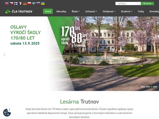 miluješ přírodu? studuj lesárnu v trutnově. jsme česká lesnická akademie trutnov - střední škola a vyšší odborná škola.
