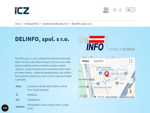společnost delinfo nabízí rozsáhlé portfolio produktů a služeb v oblasti výzkumu, vývoje a implementace specializovaných řešení pro sektor obrany.