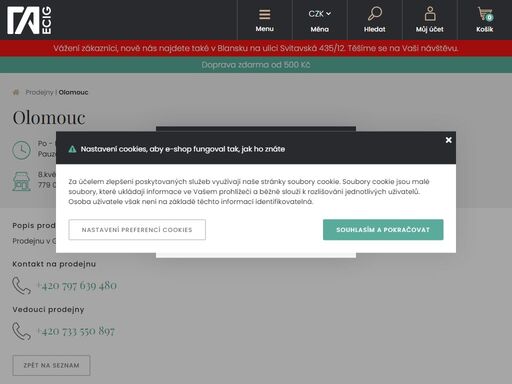 eshop i velká síť prodejen pro ecigarety, gripy, e-liquidy, báze, aromata, baterie pro e-cigarety, clearomizery a mnoho dalšího. rychlé dodání, možnost pohodlné rezervace zboží a další výhody pro všechny zákazníky.