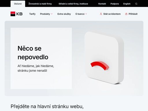 seznam a vyhledávání poboček a bankomatů komerční banky.