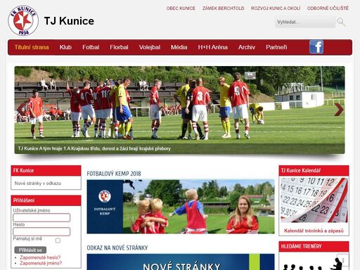 tj kunice - oficiální webové stránky 