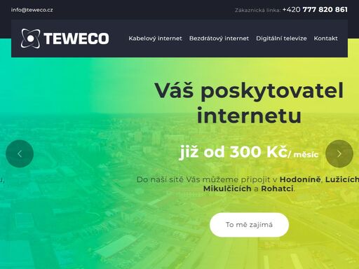 váš poskytovatel internetu v hodoníně, lužicích, mikulčicích a rohatci.