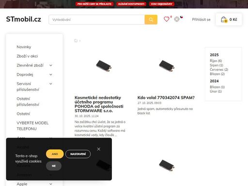 náhradní díly na mobily