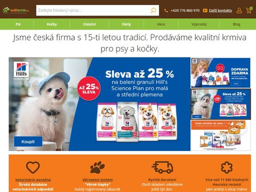 krmivo pro psy a kočky levně a rychle - světkrmiv.cz