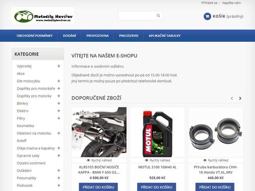 motodíly havířov - vše pro vaši motorku