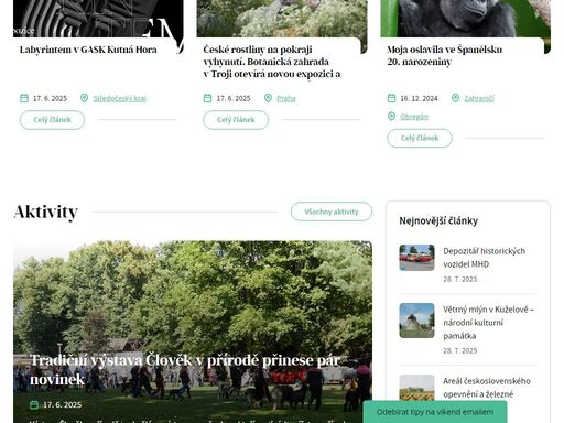 tipy na výlet - databáze výletů v čr. zajímavá místa a akce, tipy a rady kam vyrazit na výlety. zde můžete také publikovat svoje tipy.