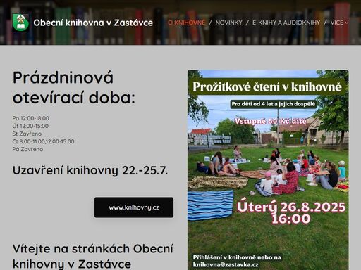 po 12:00-18:00 út 12:00-15:00 st zavřeno čt 8:00-11:00,12:00-15:00 pá zavřeno