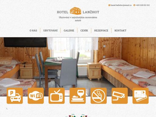 hotel lanžhot nabízí pohodlné a cenově příznivé ubytování,
	výtečnou domácí kuchyni ve které se vaří hotová jídla a jídla na obědnávku s příjemným a vstřícným personálem. 