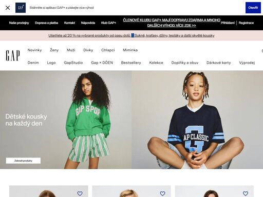 oficiální e-shop gap pro českou republiku. nakupujte dámské, pánské a dětské volnočasové oblečení a džíny z nejnovějších kolekcí americké značky.