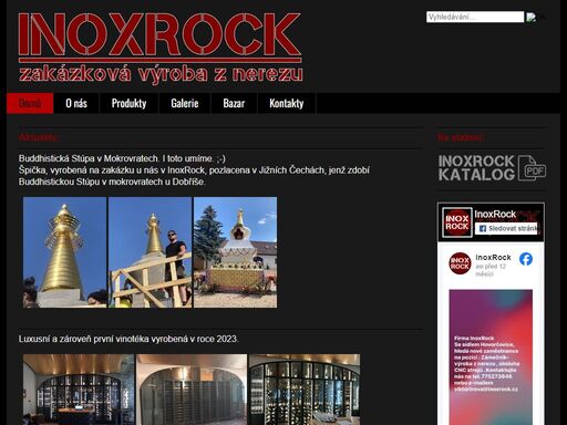 inoxrock - zakázková výroba z nerezu...