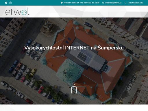 vysokorychlostní internet na šumpersku