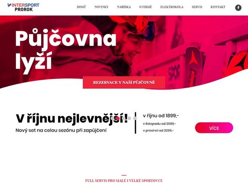 jsme pevně zavedená a prosperující sportovní prodejna v rožnově pod radhoštěm. nejsme jen intersport, jsme prorok sport!