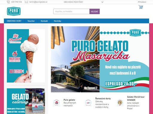 nejsem zmrzlina, jsem gelato!, puro gelato