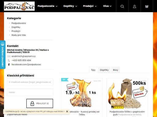 podpalovače z dřevité vlny o délce 6cm pro snadné roztopení vašeho krbu, kamen, kotle, sporáku bez třísek