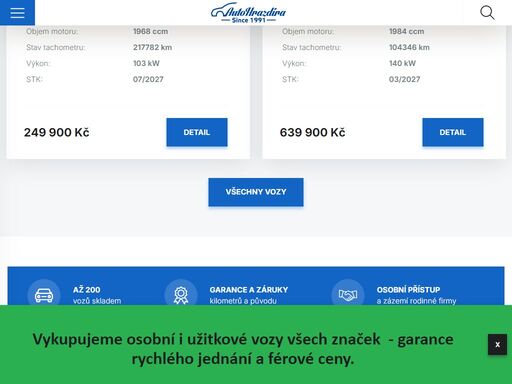 auto hrazdíra blansko - nabízíme přímý výkup vozidel i zprostředkování prodeje blansko - férové jednání, ceny, dlouholetá historie.
