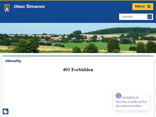 obec šimanov se nachází v severozápadní části českomoravské vrchoviny, 7 km od sjezdu z dálnice d1(exit 104). leží uprostřed pomyslného trojúhelníku měst jihlava, humpolec a pelhřimov na úpatí vrchu strážník.