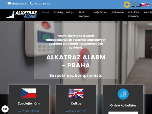návrh, instalace a servis zabezpečovacích systémů, kamerových systémů a požárních poplachových systémů.