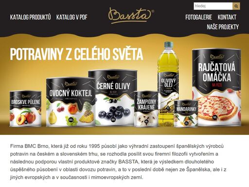 značka bassta, to jsou nejen španělské potraviny v gastro balení, které zaručují tu nejlepší kvalitu výrobků.


