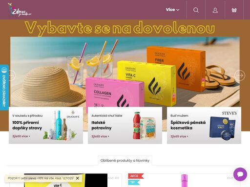 specializovaný obchod zaměřený na zdravý životní styl. zaměřujeme se na čistě přírodní produkty od světově známé značky duolifehomepage. 