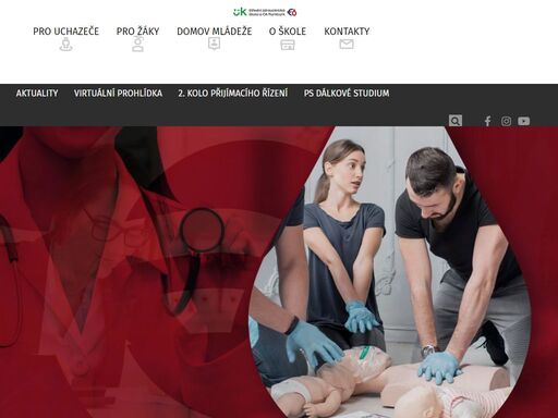 oficiální web střední zdravotnické školy a obchodní akademie, rumburk, příspěvkové organizace
