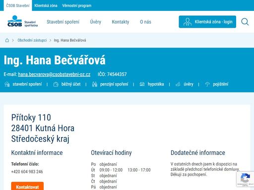 poraďte se s odborníky čsob stavební ohledně stavebního spoření, financování bydlení nebo spoření a společně s nimi vyberte pro sebe tu nejvhodnější variantu.