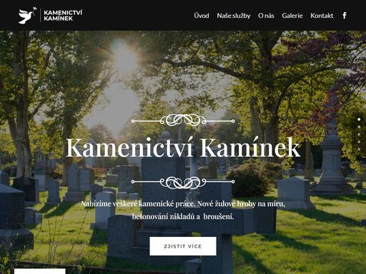 naše kamenictví nabízí širokou škálu služeb pro výrobu a instalaci náhrobků a pomníků. nabízíme veškeré kamenické práce. nové žulové hroby na míru, betonování základů a broušení.
