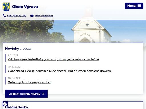 první písemná zmínka o obci výrva pochází z roku 1406. 