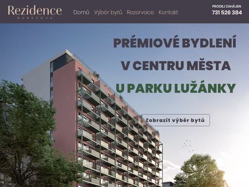 nové byty brno - 
nedaleko středu města - v blízkosti lužáneckého parku