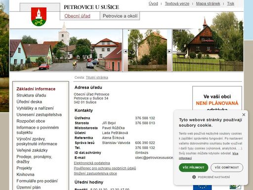petrovice u sušice -  aktuality, sport, turistika, ubytování v petrovicích, historie, fotogalerie,…