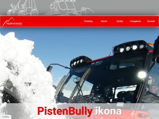 prodej a servis strojů značky pistenbully, reform, motorex, böcker a příslušenství. prodej náhradních dílů.