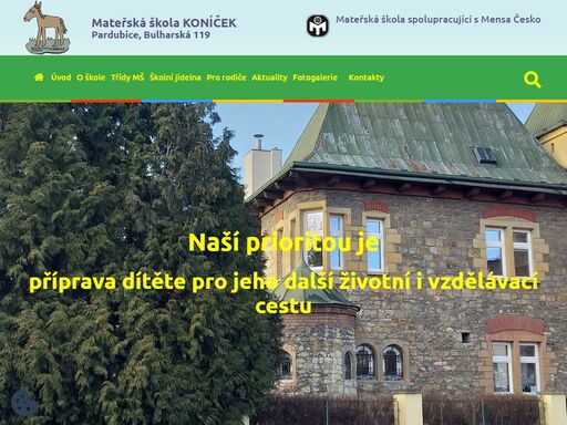mateřská škola koníček poskytuje předškolní vzdělávání. zaměření školy vede děti ke zdravému patriotismu-lásce k rodnému městu. seznamujeme děti s historickým j
