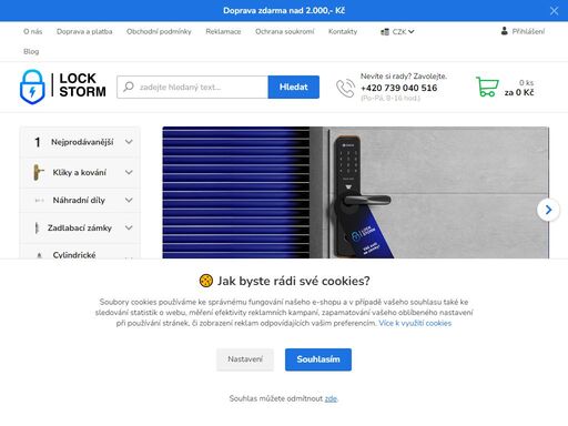 lockstorm.cz nabízí kvalitní zámky, trezory, schránky, kliky a další bezpečnostní produkty pro váš domov i firmu. zajistěte si maximální ochranu s našimi produkty.