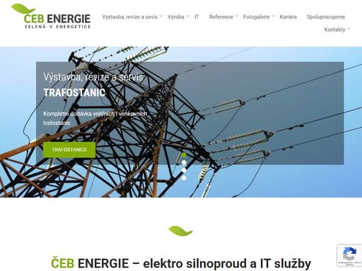 výstavba a revize elektrických zařízení vn a nn. stavíme a revidujeme trafostanice, rozvodny, kabelová vedení, rozvaděče a elektroinstalace. instalujeme it sítě, zabezpečovací zařízení a kamerové systémy.