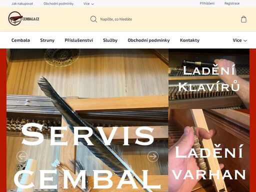 vítejte v našem obchodě. vítáme vás na stránkách cembala.cz