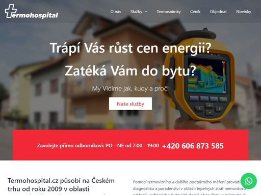 provádíme energetické poradenství s termovizním měřením všech druhů objektů. termovize s vysokým rozlišením a certifikací.