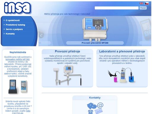 měřící přístroje pro vaši technologii i laboratoř