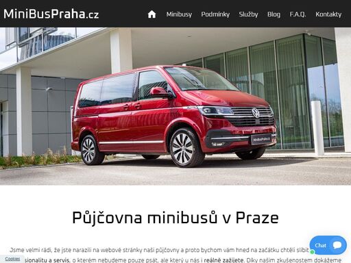 půjčovna minibusů v praze ? s prémiovým vozovým parkem za skvělé ceny! okamžitá online kalkulace pronájmu na webu s možností přímé rezervace.