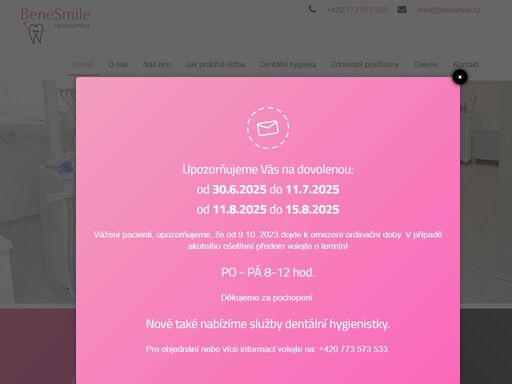 moderní ortodontické praxe v benešově, zaměřené na léčbu ortodontických anomálií všech věkových kategorií.