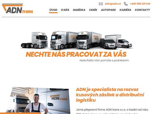 vnitrostátní a mezinárodní doprava, rozvozová služba a logistika na míru