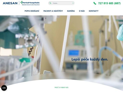 anesan, ochrip, dip, zdravotnictvi, intenzivni pece, chronicka pece