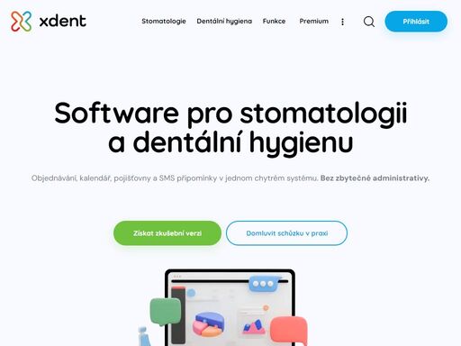 objednávání, kalendář, pojišťovny a sms připomínky v jednom chytrém systému. bez zbytečné administrativy.