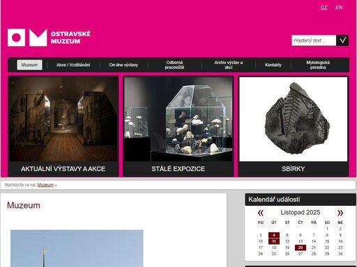 muzeum | webové stránky ostravského muzea